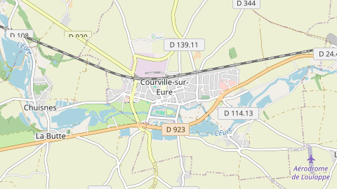 Carte de localisation de l'évènement