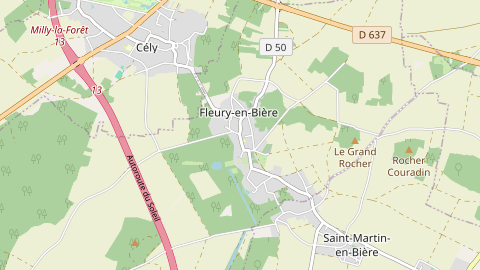 Carte de localisation de l'évènement