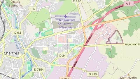 Carte de localisation de l'évènement