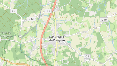 Carte de localisation de l'évènement