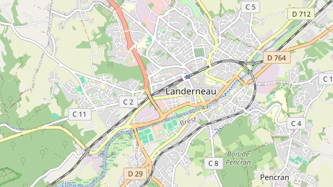 Carte de localisation de l'évènement