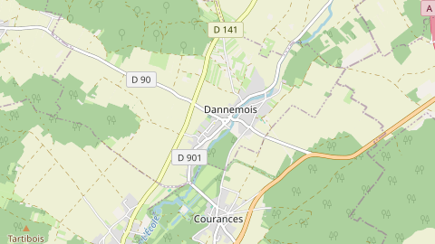 Carte de localisation de l'évènement
