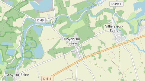 Carte de localisation de l'évènement