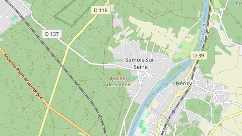 Carte de localisation de l'évènement