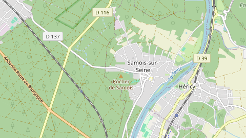Carte de localisation de l'évènement