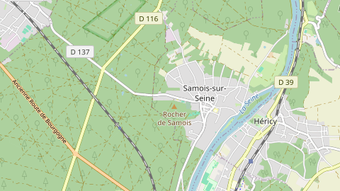 Carte de localisation de l'évènement