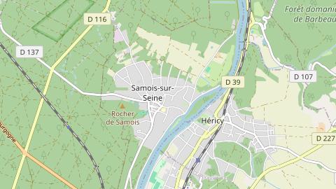 Carte de localisation de l'évènement