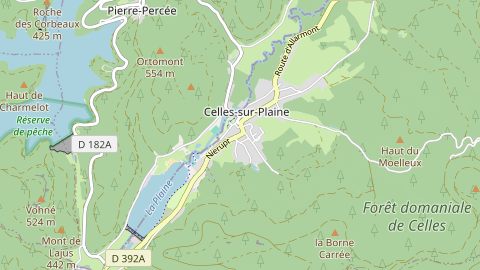 Carte de localisation de l'évènement