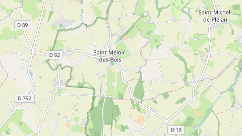 Carte de localisation de l'évènement