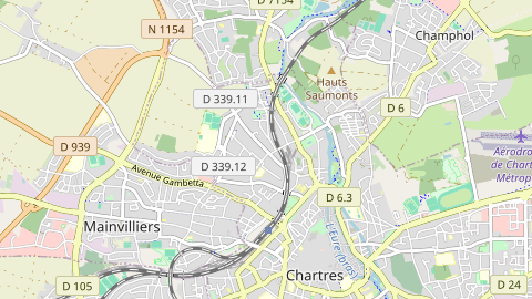 Carte de localisation de l'évènement