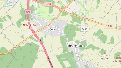 Carte de localisation de l'évènement