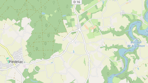 Carte de localisation de l'évènement