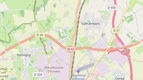 Carte de localisation de l'évènement