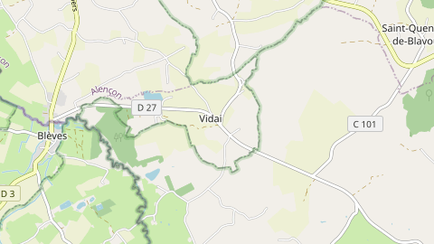 Carte de localisation de l'évènement