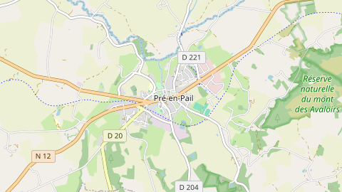 Carte de localisation de l'évènement