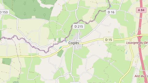 Carte de localisation de l'évènement