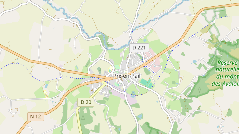 Carte de localisation de l'évènement