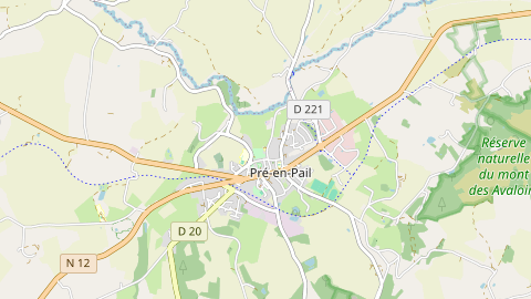 Carte de localisation de l'évènement