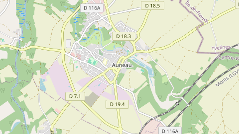 Carte de localisation de l'évènement