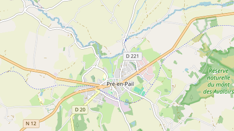 Carte de localisation de l'évènement
