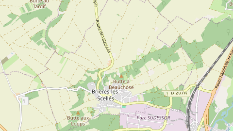 Carte de localisation de l'évènement