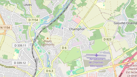 Carte de localisation de l'évènement