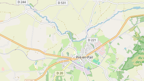 Carte de localisation de l'évènement
