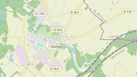 Carte de localisation de l'évènement
