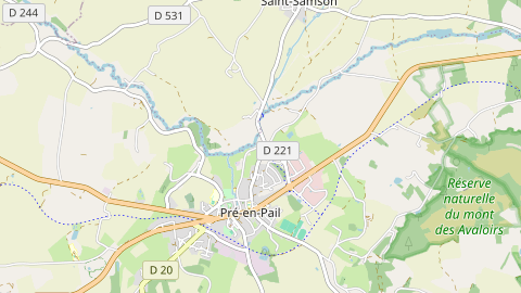 Carte de localisation de l'évènement