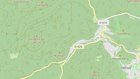 Carte de localisation de l'évènement