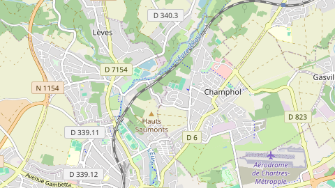 Carte de localisation de l'évènement
