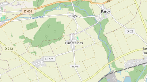 Carte de localisation de l'évènement