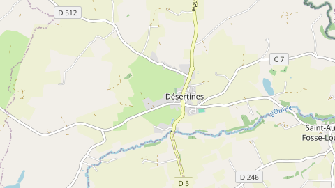 Carte de localisation de l'évènement