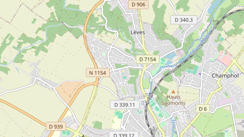 Carte de localisation de l'évènement