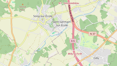 Carte de localisation de l'évènement