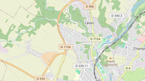 Carte de localisation de l'évènement