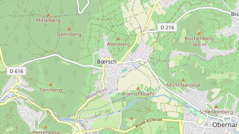 Carte de localisation de l'évènement