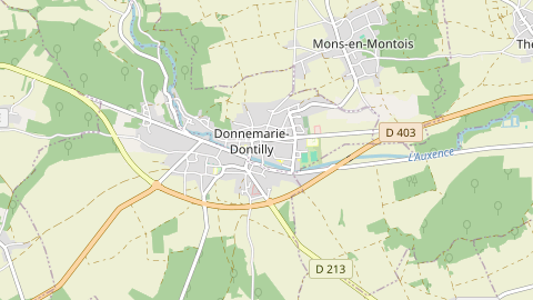 Carte de localisation de l'évènement