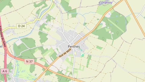 Carte de localisation de l'évènement