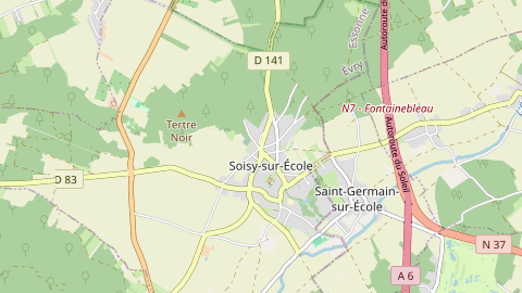 Carte de localisation de l'évènement