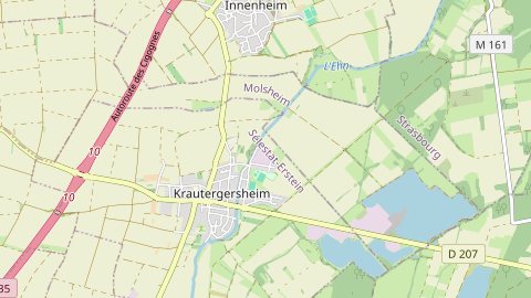 Carte de localisation de l'évènement