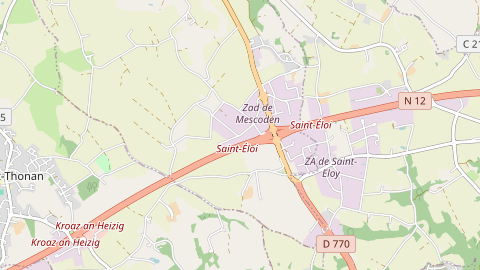 Carte de localisation de l'évènement