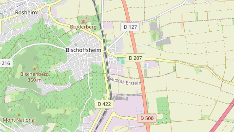 Carte de localisation de l'évènement