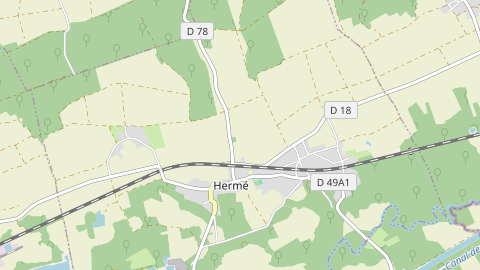 Carte de localisation de l'évènement