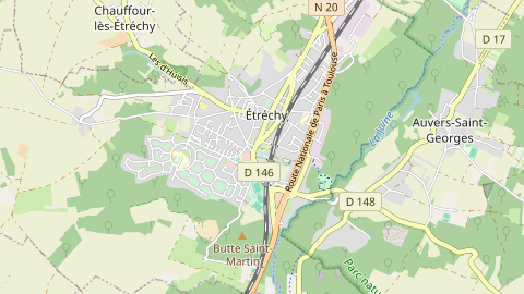 Carte de localisation de l'évènement