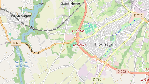 Carte de localisation de l'évènement