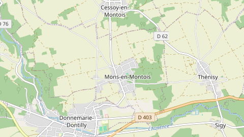 Carte de localisation de l'évènement