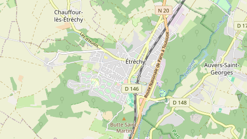 Carte de localisation de l'évènement