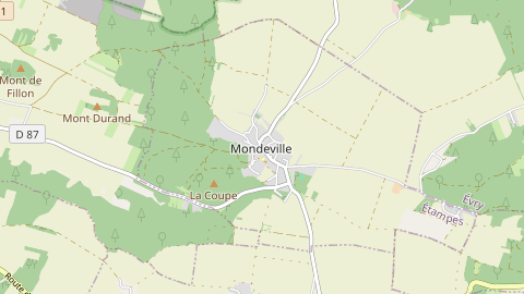 Carte de localisation de l'évènement