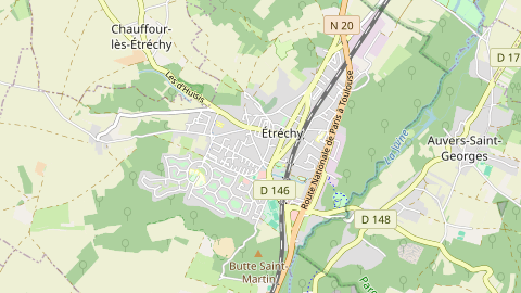 Carte de localisation de l'évènement